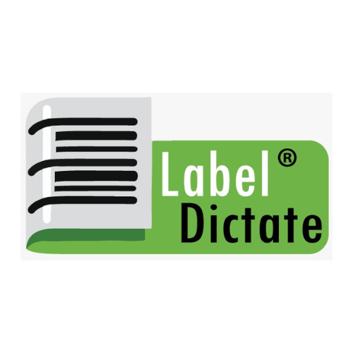 Logotipo de Label Dictate